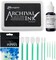 Archival Ink Pad and Reinker Jet Black Bundle with Blending Tools